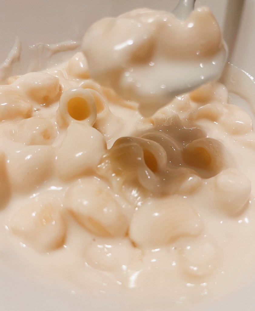 Close-frame image of Panera Mac & Cheese